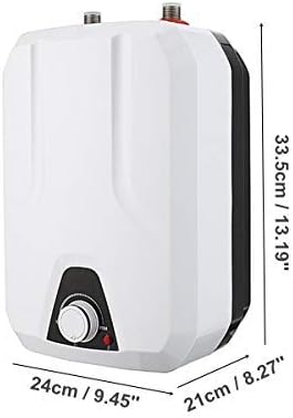FVSTR Electric Water Heater smart RV 3.0-Gallon 10L 1.5KW US safty Plug 120V Electric water heater smart hot water heater Boiler wash only Eliminate Time for Hot Water - Shelf, Wall or Floor Mounted